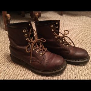 Brown Leather Doc Martens
